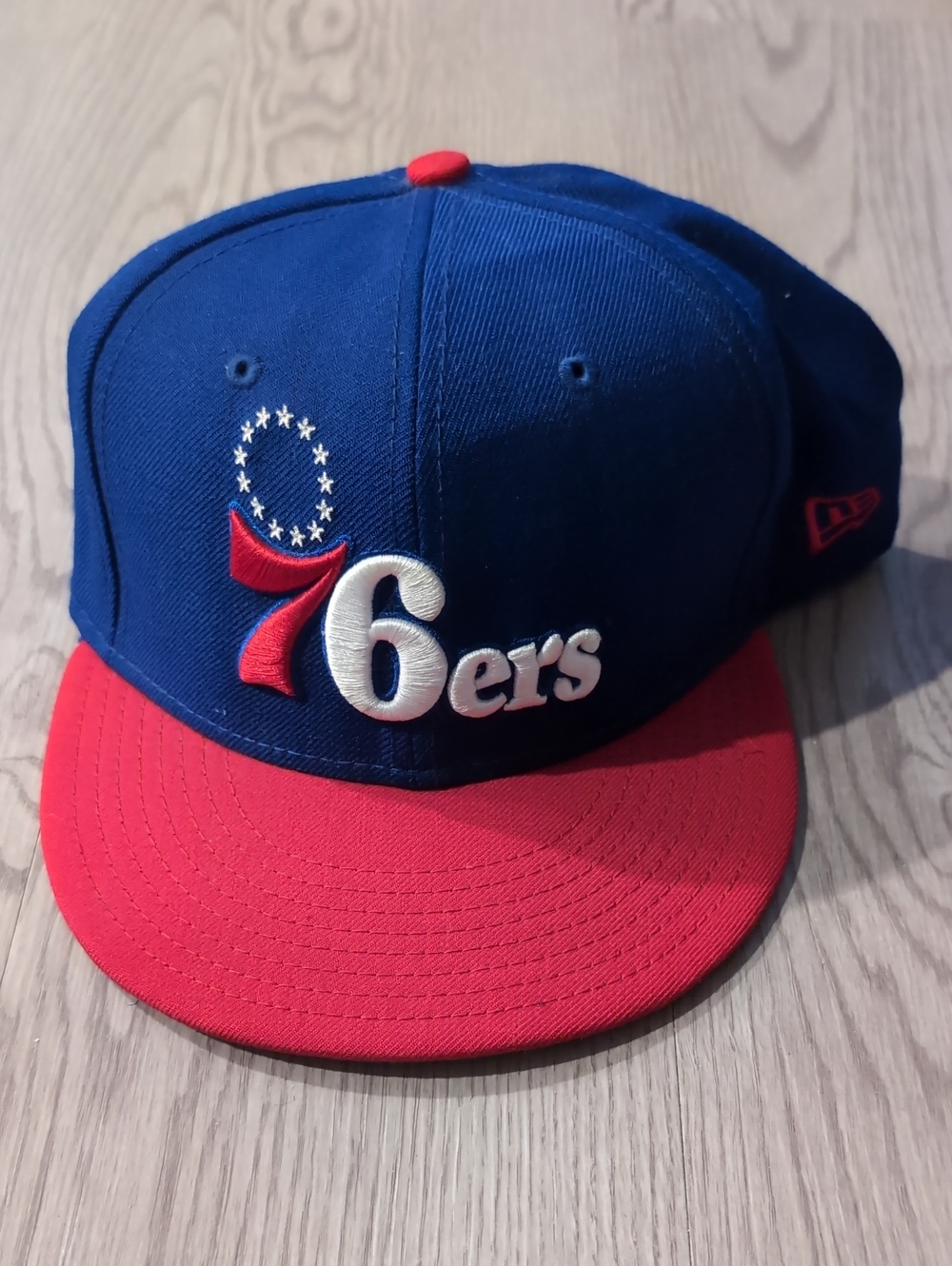 New Era Blue and Red 76ers Snapback